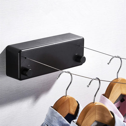 Space-Saving Retractable Clothesline