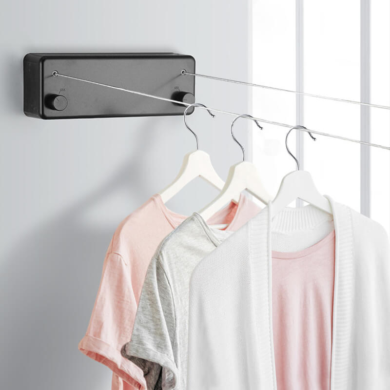 Space-Saving Retractable Clothesline