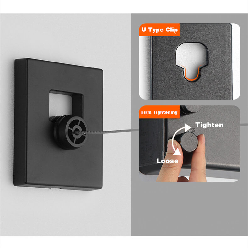 Space-Saving Retractable Clothesline