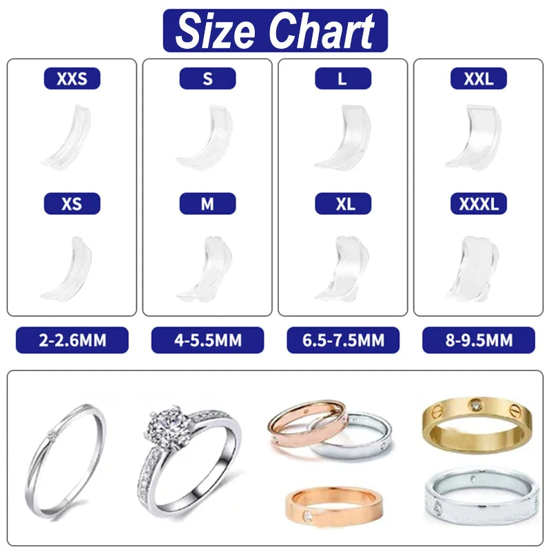 RingSafe Silicone Size Adjusters